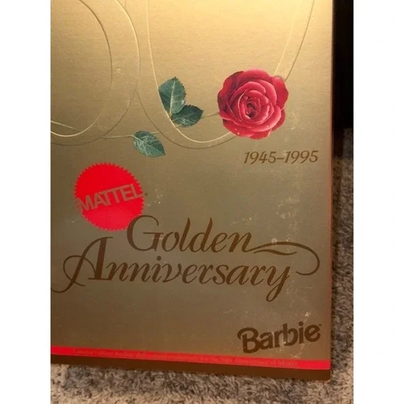 Mattel Barbie 50th Golden Anniversary Edition Doll 1945 1995 Limited Edition - Picture 7 of 14